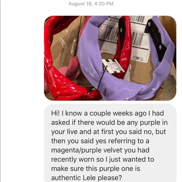 Purple Lele headbands to come 💜🙌🏽 - Picture 4 of 9